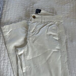 J.Crew high rise girlfriend chino Cream Pants